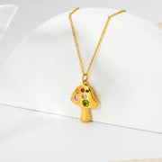 Enchanting Forest 18k Gold Necklace