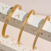 Eternal Splendor Gold Plated Cuff