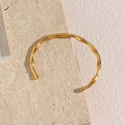 Eternal Splendor Gold Plated Cuff