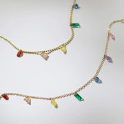 Zirconia Colorful Necklace