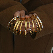 Eternal Splendor Gold Plated Cuff