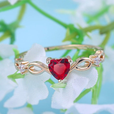 Criberg Huitan Simple Heart Ring