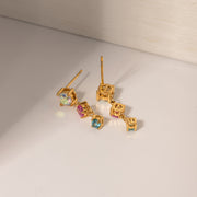 Zircon Pendant Earrings Set