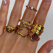 GeoGlam Ring Set